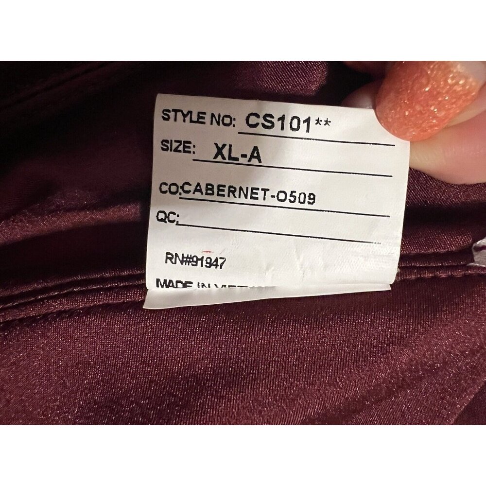 Anthropologie Cynthia & Sahar Formal Red Corset Evening Dress Gown XL CS101 NWT - Picture 6 of 8